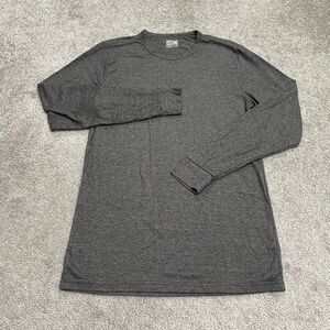 32 Degrees Heat Shirt Womens Small Gray Long Sleeve Crew Neck Active Outdoor Top